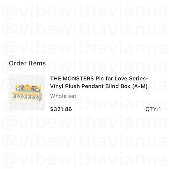 Authentic Pin For Love Labubu Pendant Blind Box CONFIRMED YELLOW LETTER (F) - Picture 5 of 5